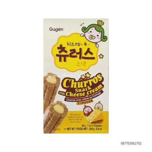 Bánh Snack Churros Cheese Cream 240g 