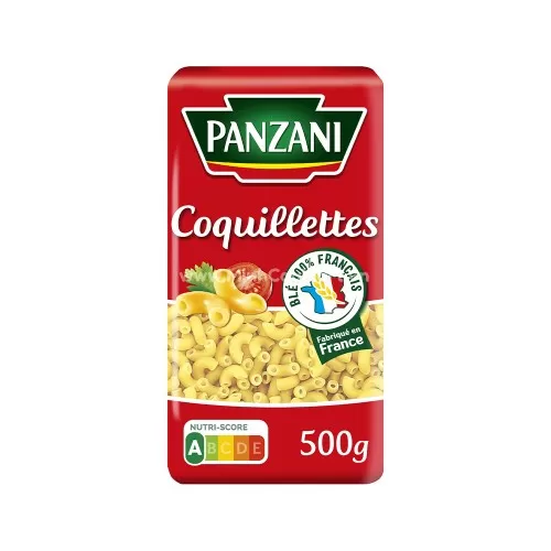 Nui cọng nhỏ coquillettes Panzani gói 500g