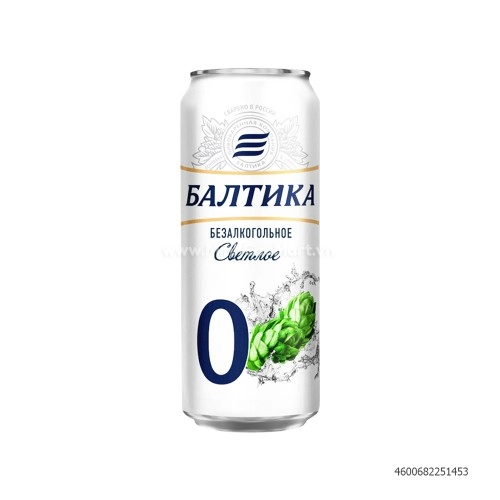 Bia Batika số 0 Lúa mạch 450ML