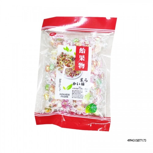 KẸO TRÁI CÂY NHẬT BẢN GÓI 200G 