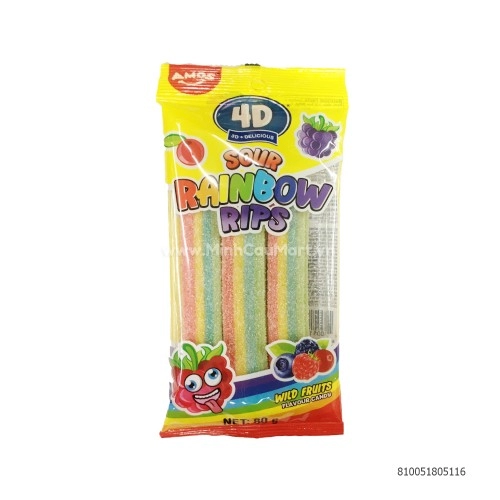 Kẹo dẻo Amos cầu vồng 80g