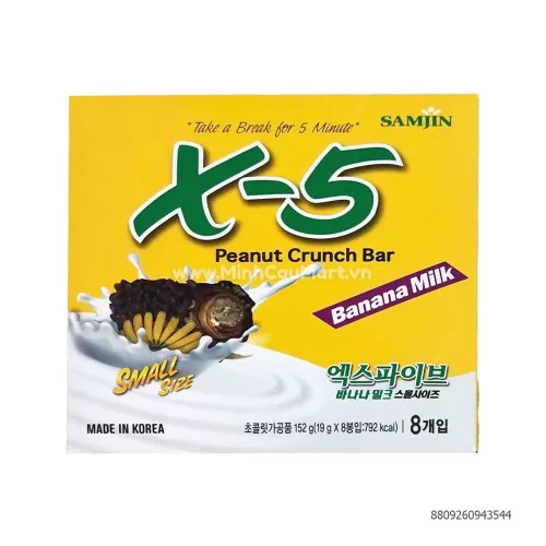 Bánh socola X5 các vị 152g 