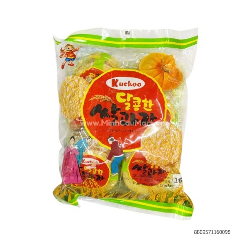 Bánh gạo Kuccoo bí đỏ 168g