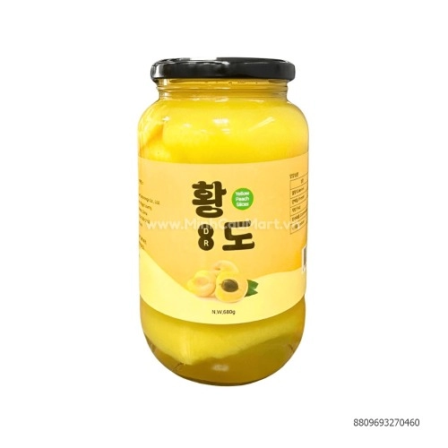Đào Ngâm Hàn Quốc Yellow Peach Hủ 680g