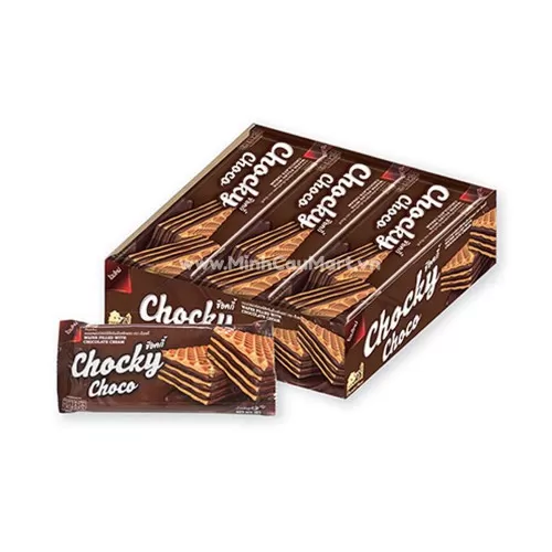 Bánh xốp Choky 3 vị Thái Lan 40g*12 