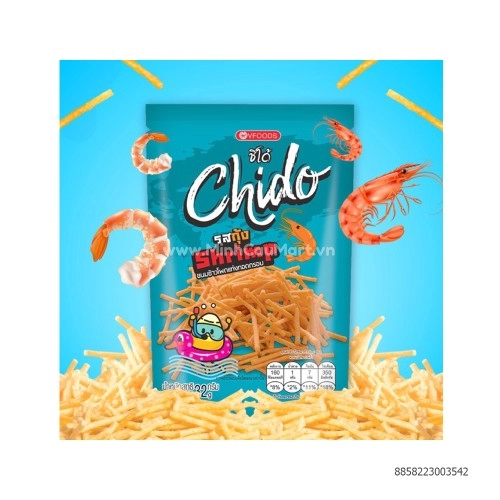 Snack Chido Vị Tôm 32G