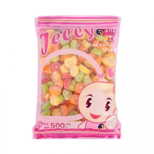 Kẹo Dẻo Jelly Thái Lan 500Gr Màu Hồng