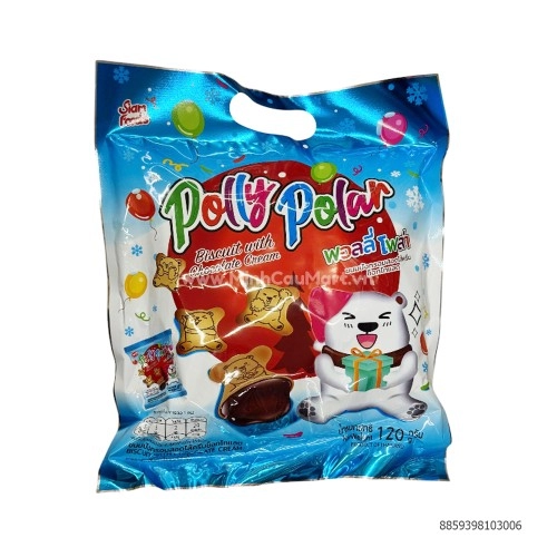 Bánh quy gấu Thái Lan socola 120g