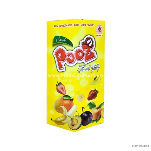 Kẹo Jelly Trái Cây Hải Hà 165Gr Hộp Vàng 