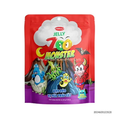 Kẹo dẻo Zoo Monster 96Gr 