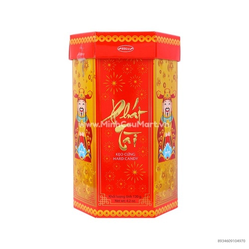Kẹo Phát Tài Bibica Hộp Giấy 150G Hộp Đỏ 