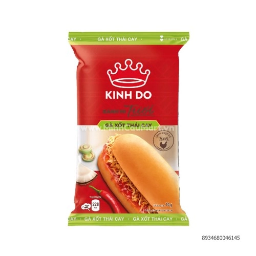 Bánh mỳ kinh đô Sốt gà Thái 