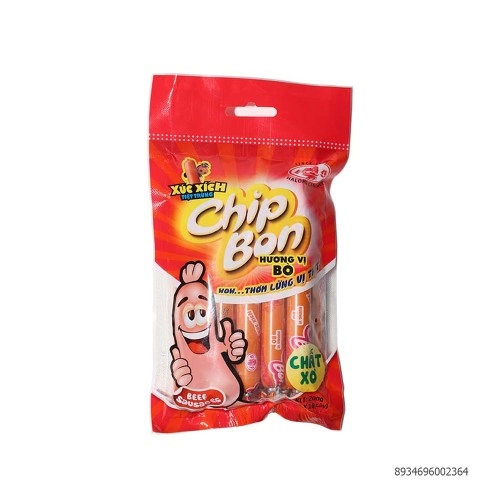 Xúc xích Chip bon hạ long 5 cây x 20gr 
