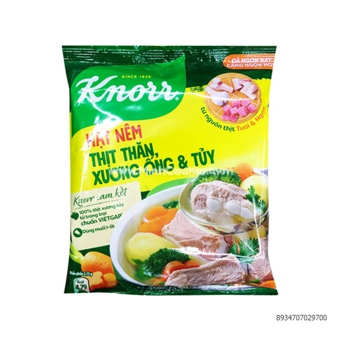 Knorr hạt nêm từ thịt 400g + KM 150G 