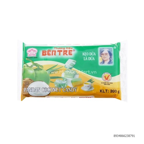 Kẹo Dừa Lá Dứa Bến Tre 200G