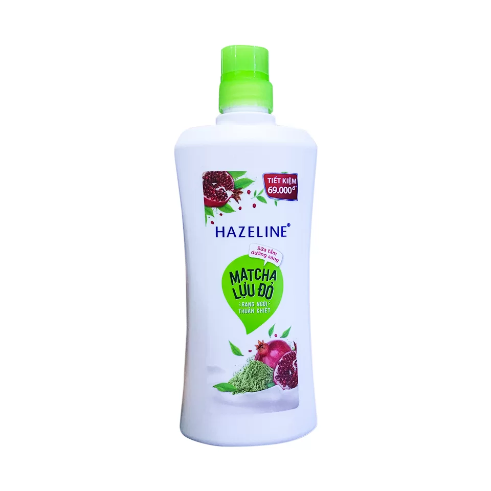 Sữa Tắm Hazeline Sáng Mịn Dều Màu 670g 