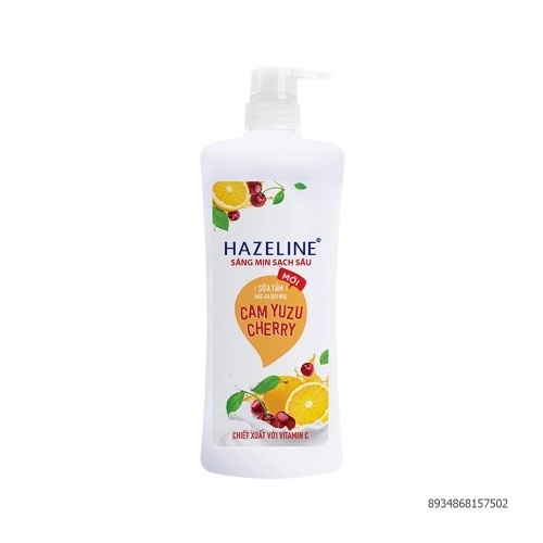 Sữa Tắm Hazeline Tẩy Tế Bào Chết Cam & Cherry 900G