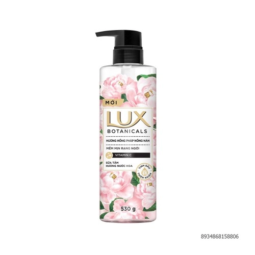 Lux Sữa Tắm Botanicals Hương Hồng Pháp Nồng Nàn 530G