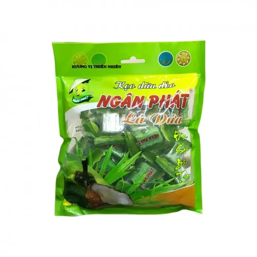 Kẹo dừa Nhân Phát hương lá dứa 250g 
