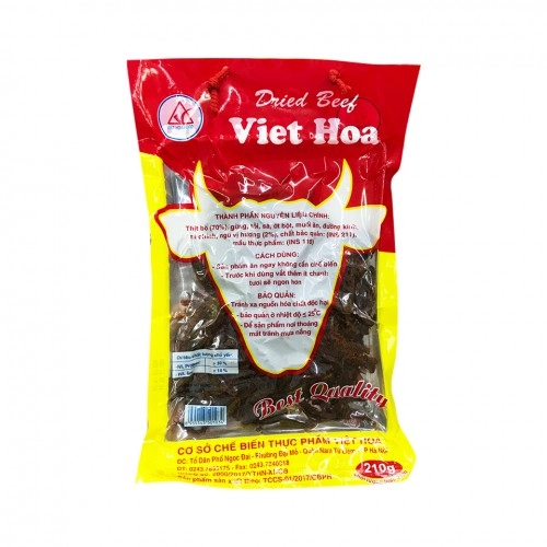 Bò khô Việt Hoa 210g 