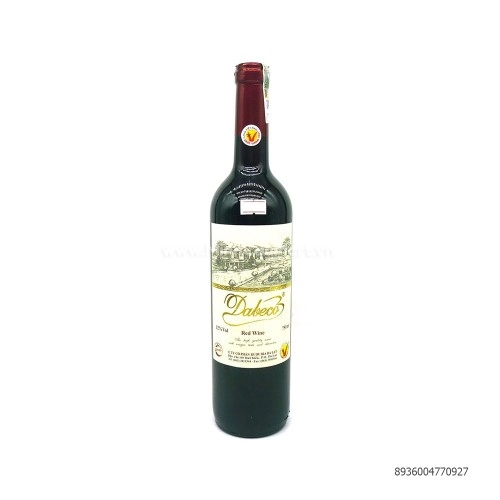 Rượu vang ngọt Dabeco đỏ 750ml