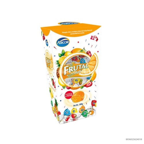 Kẹo Arcor Trái Cây Frutal 300g Hộp Giấy