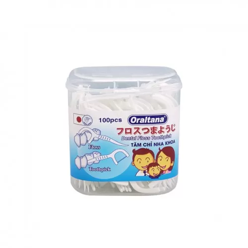 Tăm chỉ nha khoa hộp 100 