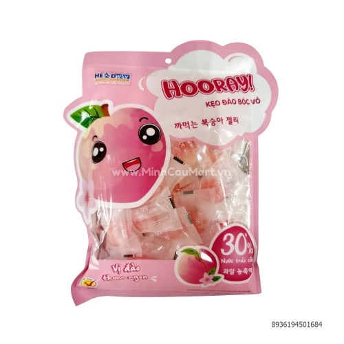 Kẹo đào bóc vỏ HW 200g