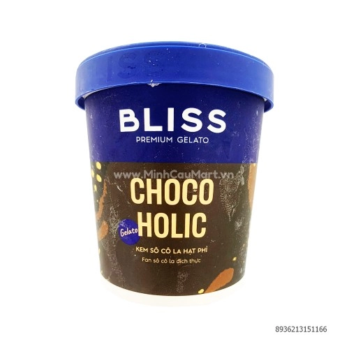 Kem sô cô la hạt phỉ Bliss 473ml