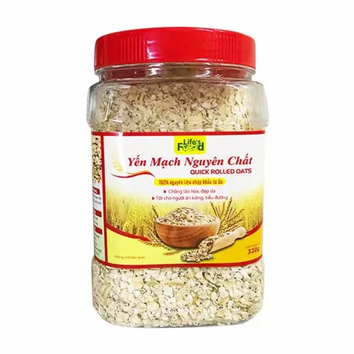 Yến mạch nguyên chất 320g hộp đỏ 
