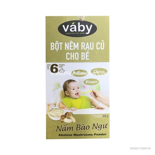 Bột Nêm Rau Củ Cho Bé Vaby Nấm Bào Ngư Cho Trẻ Từ 6 Tháng Tuổi 