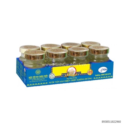 Yến sào cao cấp Thiên Triều Không Đường 22% lốc 8 