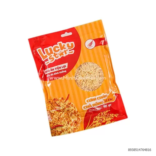 Cơm cháy Lucky Star các vị 70g 
