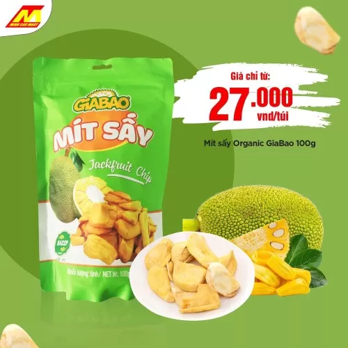 Mít Sấy Organic Gia Bao 100g