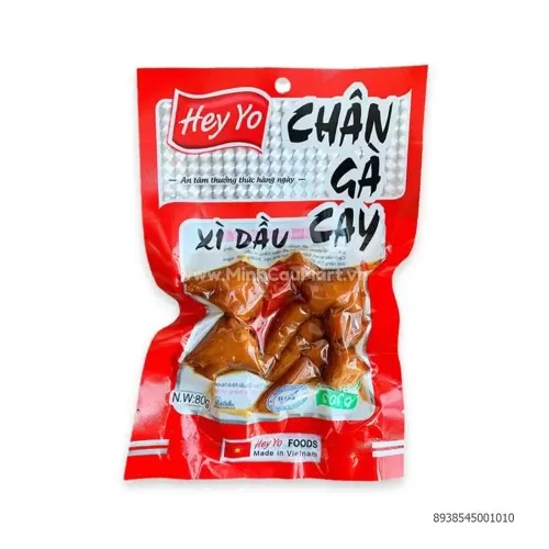 Chân gà cay xì dầu Hey Yo 80g 