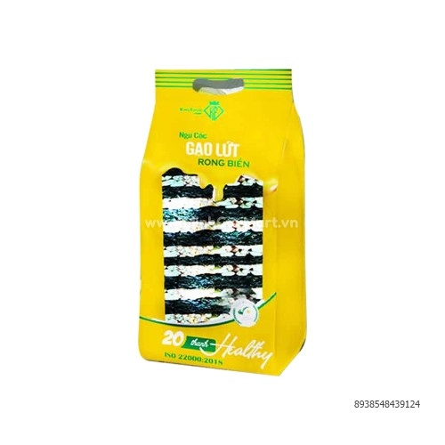Rong biển kẹp gạo lứt 