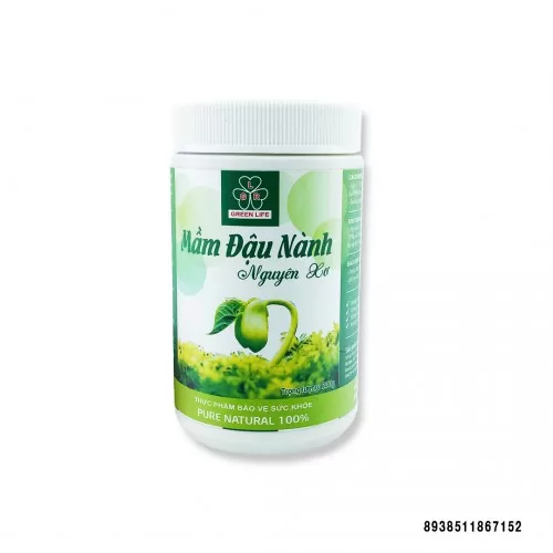 Mầm Đậu Nành Nguyên Xơ 500G Green Life