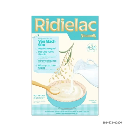 Bột Ăn Dặm Vinamilk Ridielac Gold Yến Mạch Sữa 200g