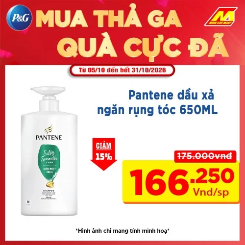 Dầu Gội Xả Pantene Ngăn Rụng Tóc 650g