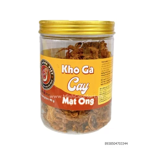 Khô gà cay mật ong CBV 90g