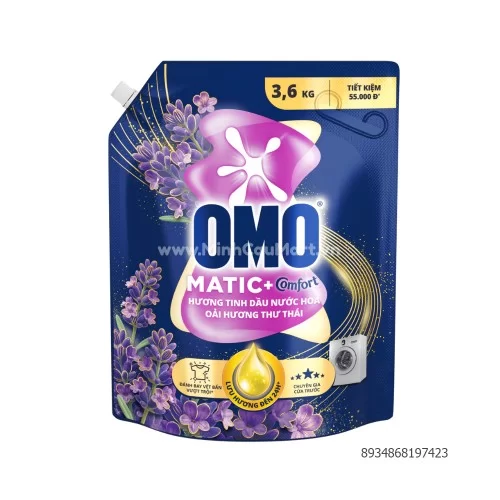Omo nước giặt cửa trước hương hoa oải hương thư thái 3.8 kg            