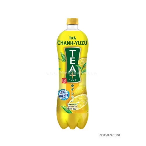 Trà ô long Tea+ chanh Yuzu chai 1000ml                                                                                                                                                                                                                    