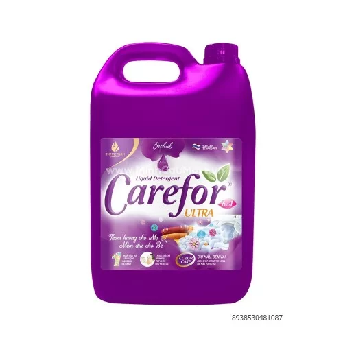 Nước giặt siêu đậm đặc Carefor 5000ml tím (hương hoa lan)     