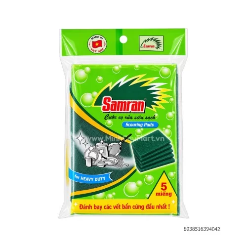 Cước xanh nhỏ Samran túi 5 miếng C2T