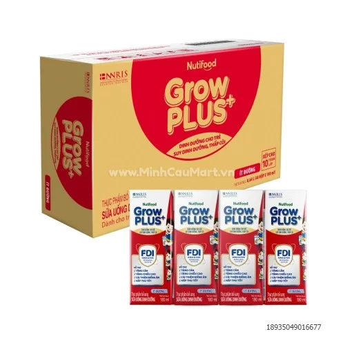 SPPS Growplus 180ml suy dinh dưỡng đỏ thùng 48 hộp    