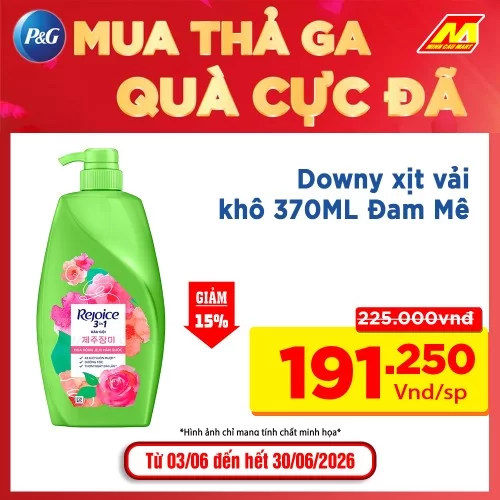 Dầu Gội Rejoice 900ml hoa hồng JEJU