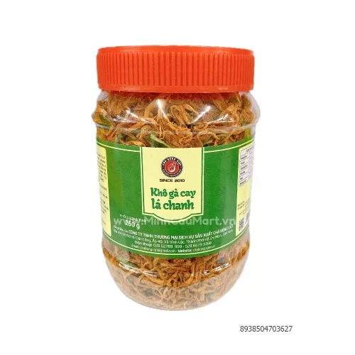 Khô gà cay lá chanh CBV 250g