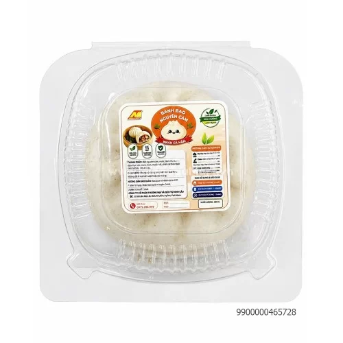 Bánh bao nguyên cám nhân gà nấm Minh Cầu 100g                                                                                                                                                                                                             