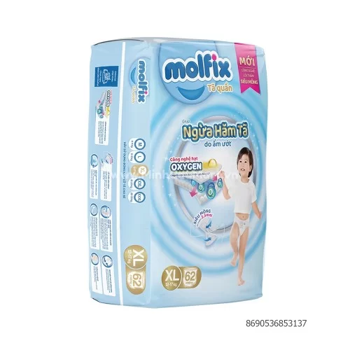 Tã quần MOLFIX OXY ultra XL62                                                                                                                                                                                                                             