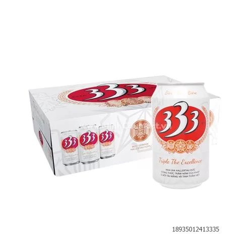Thùng 24 Lon Bia 333 330ml